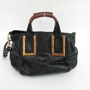 Chloe Black Crossbody Leather Ethel Bag